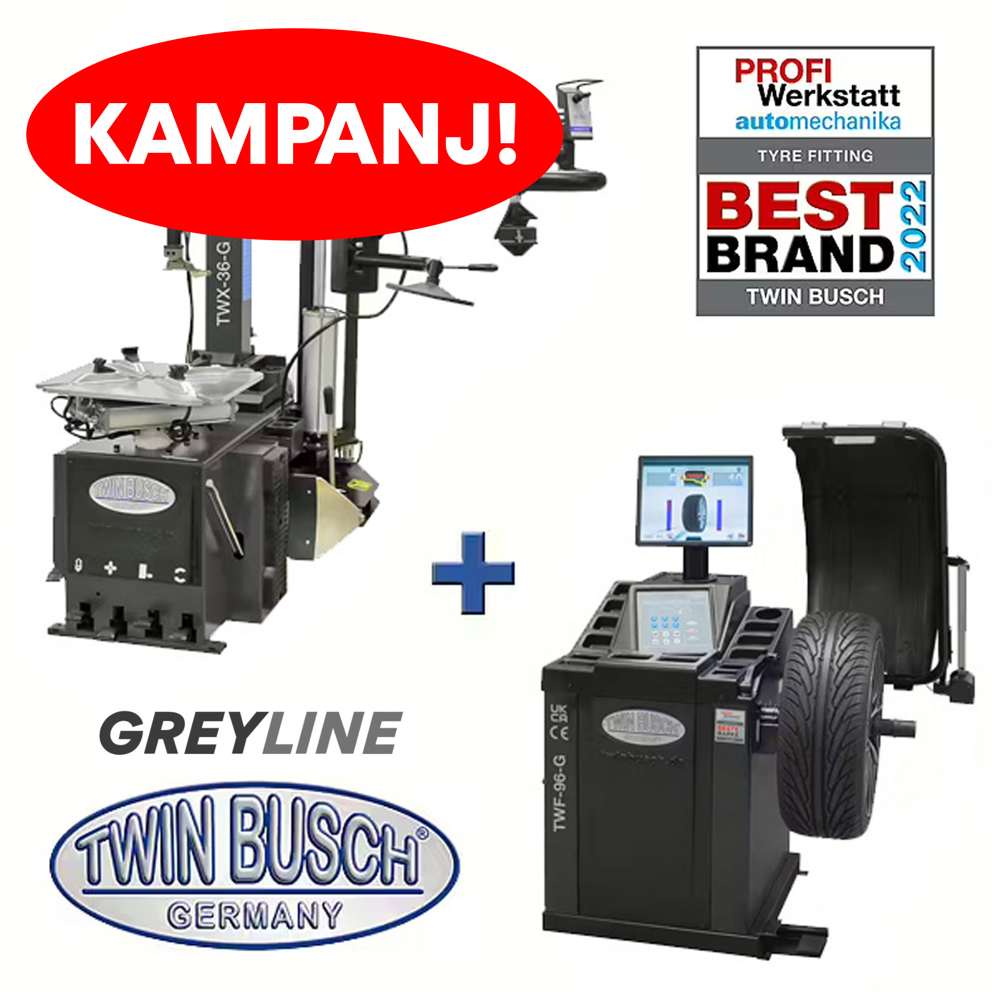 KAMPANJ! Montering & balansering paket Grey Line