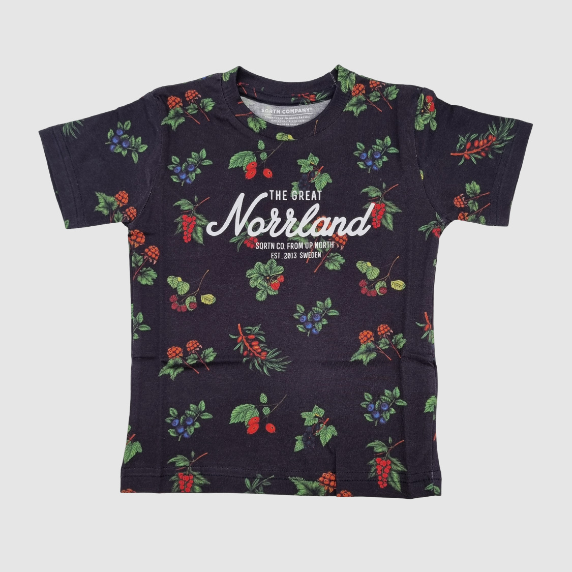 SQRTN - Berry T-Shirt Black