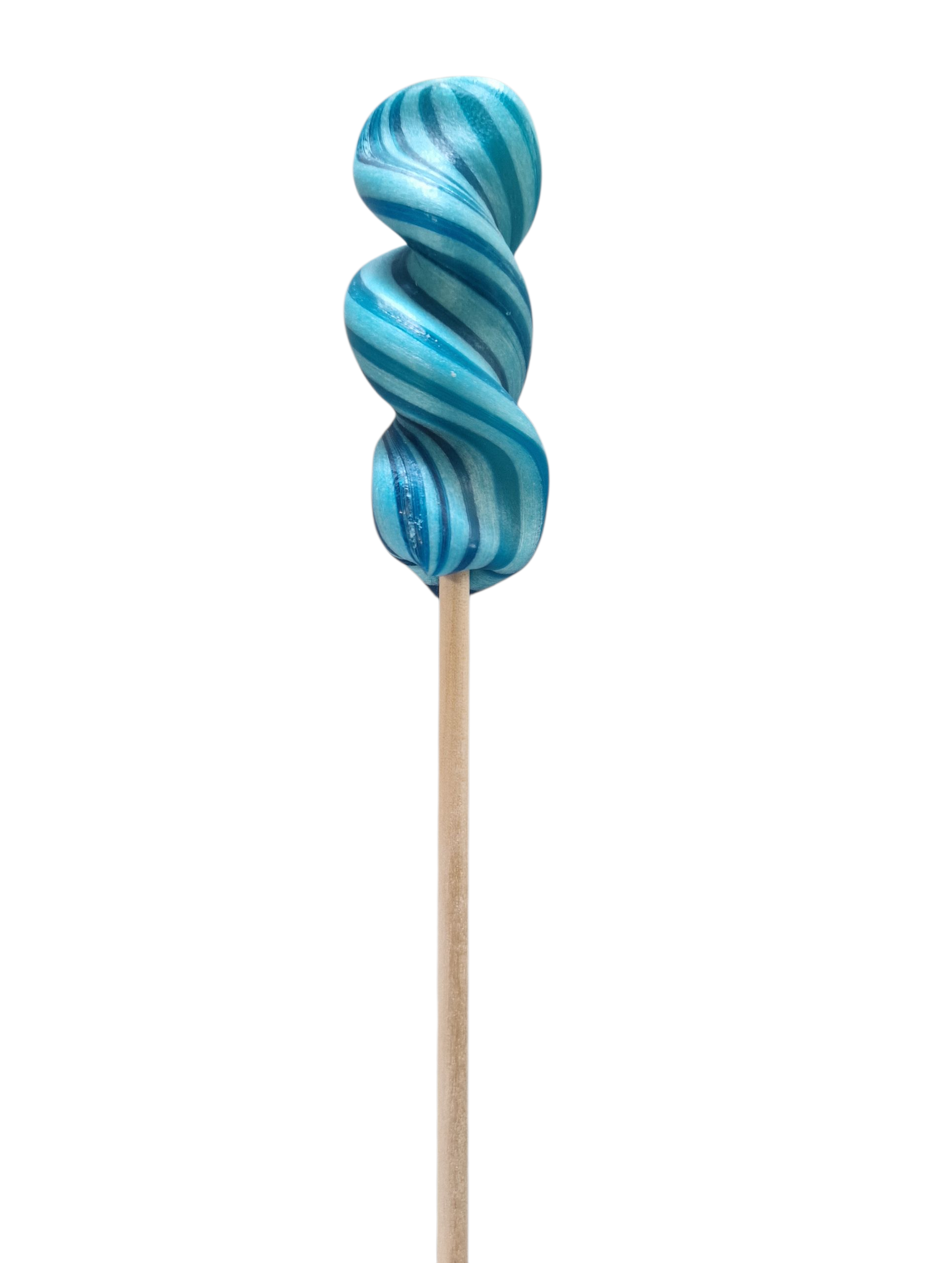 Spiralklubba Blue Raspberry 50g 20 st