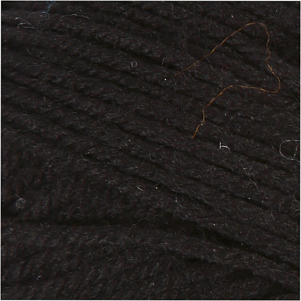 Baby Wool Yarn  - Svart