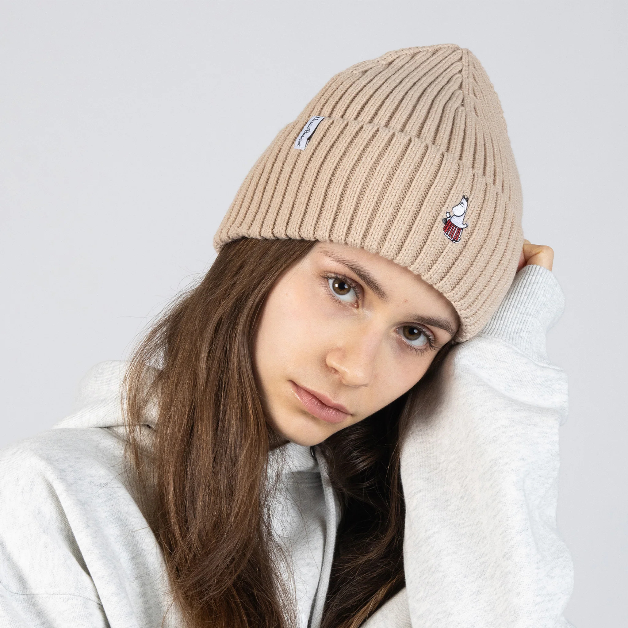 Moomin Hat Adult Size - Moominmamma Beige - 2