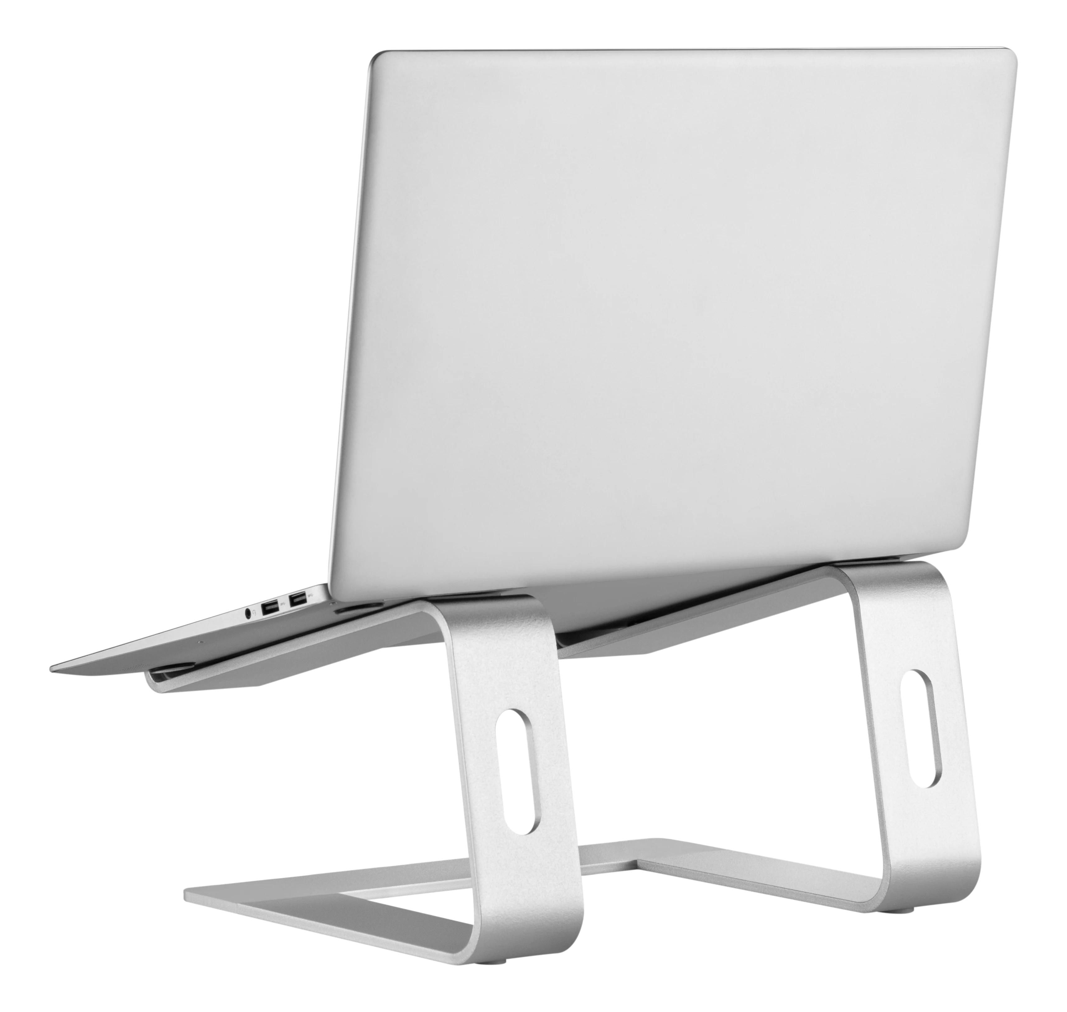 Deltaco Aluminum Laptop Stand, 11-17", raises your laptop 14 cm, silver - 3