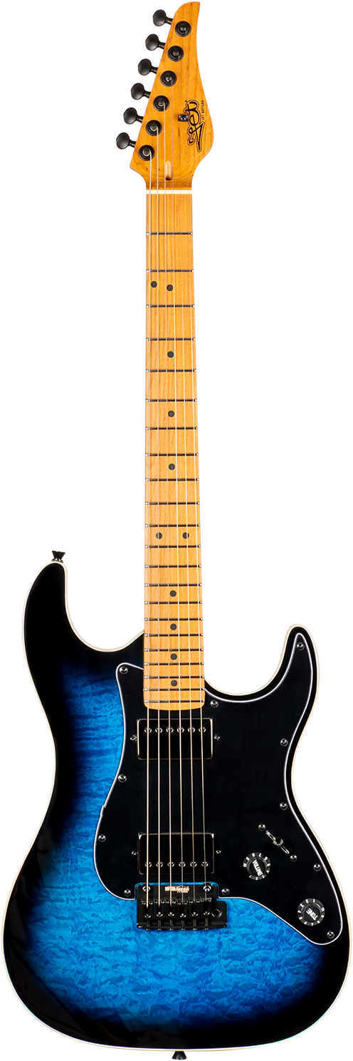JET Guitars JS-450 BLB Trans Blue