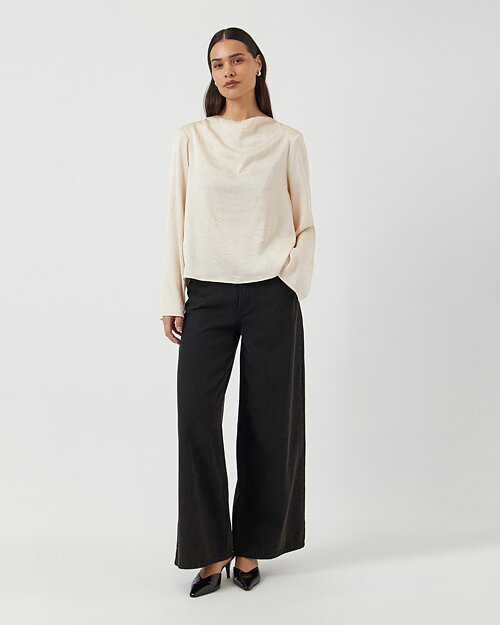 Blus Nimbo krinklad sand - 4
