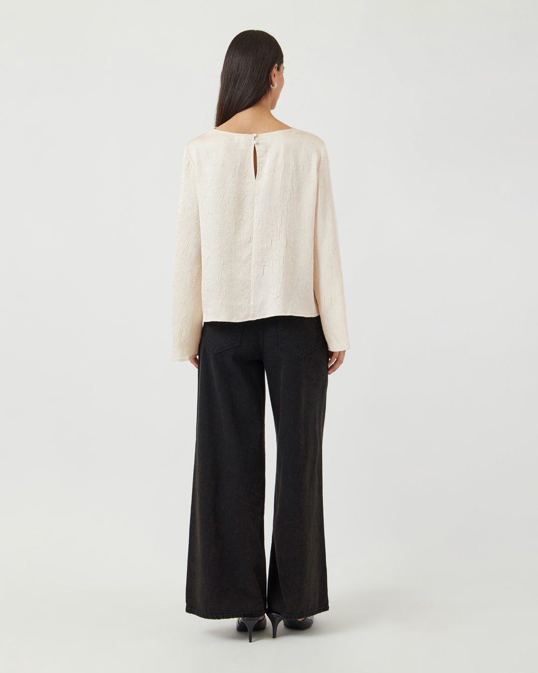 Blus Nimbo krinklad sand - 2