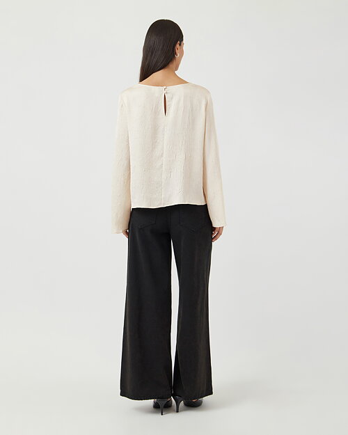 Blus Nimbo krinklad sand - 2