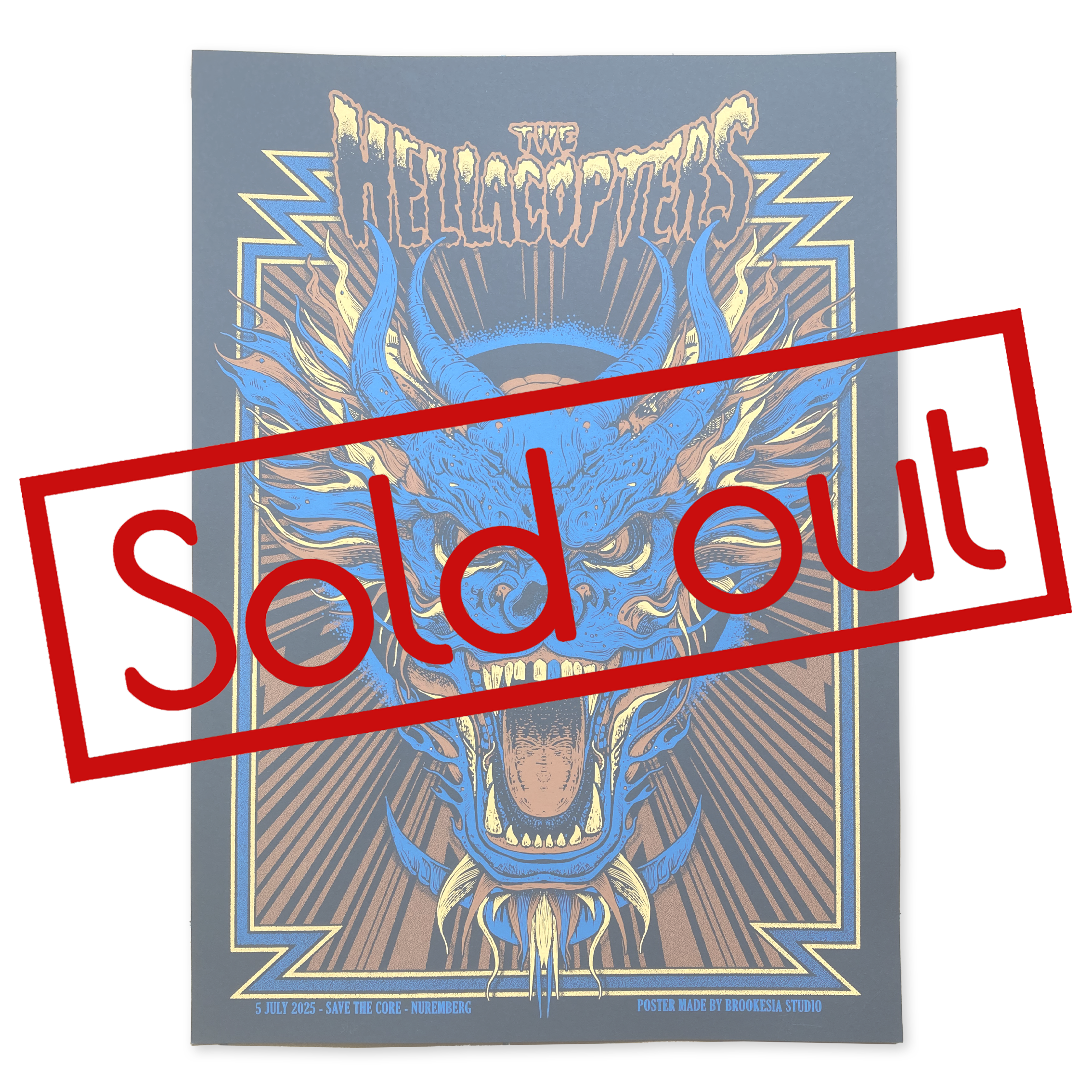 THE HELLACOPTERS - POSTER, SAVE THE CORE