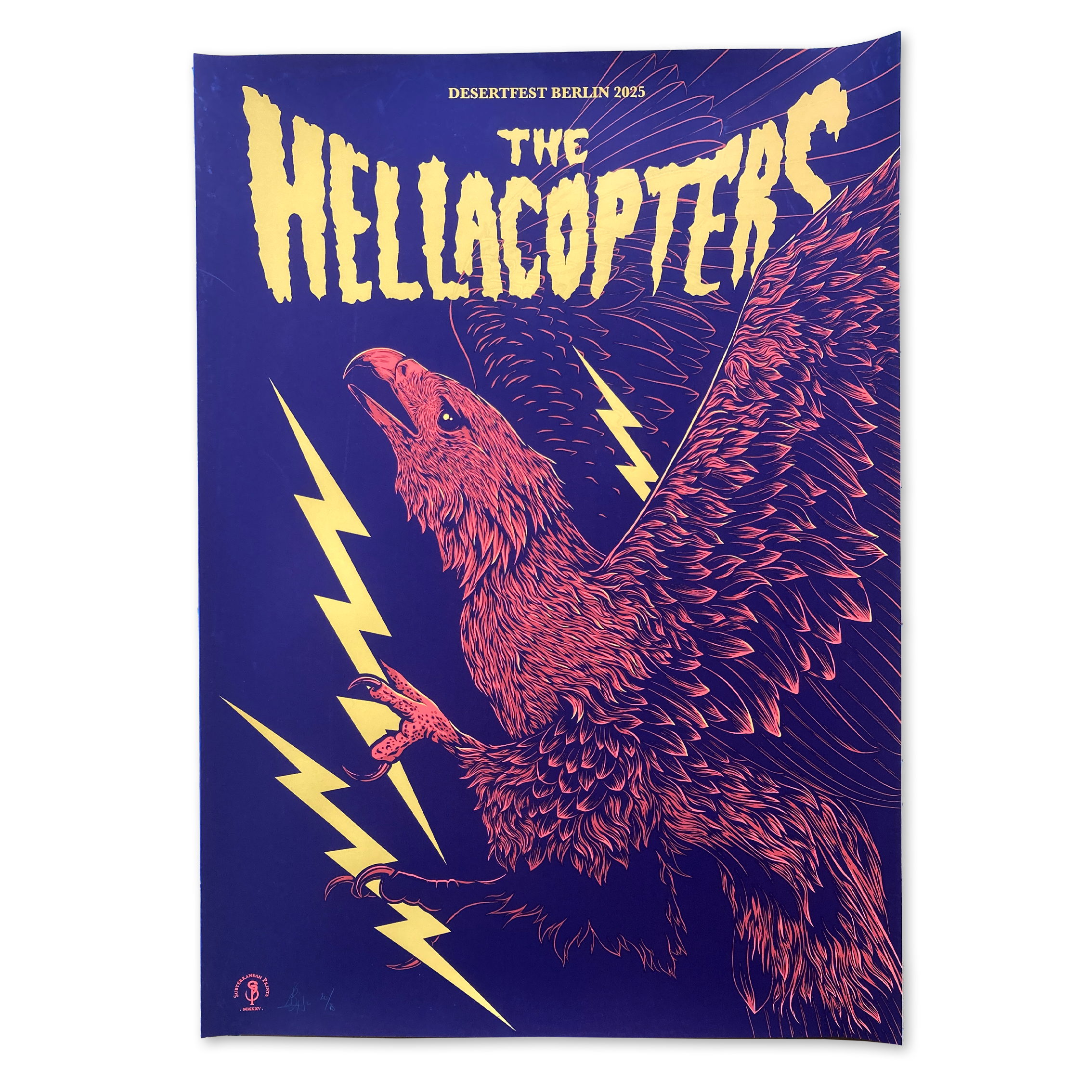 THE HELLACOPTERS - POSTER, DESERTFEST - 2