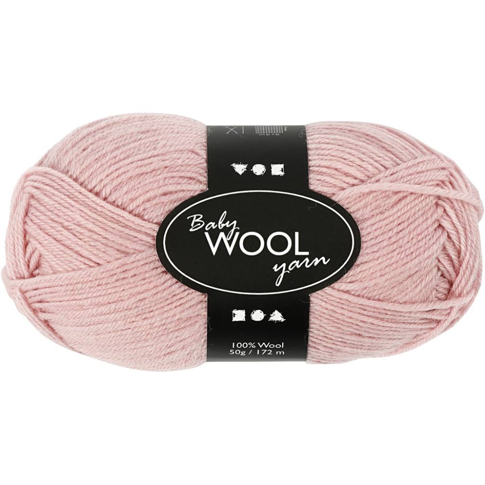 Baby Wool Yarn - Dusty Rose