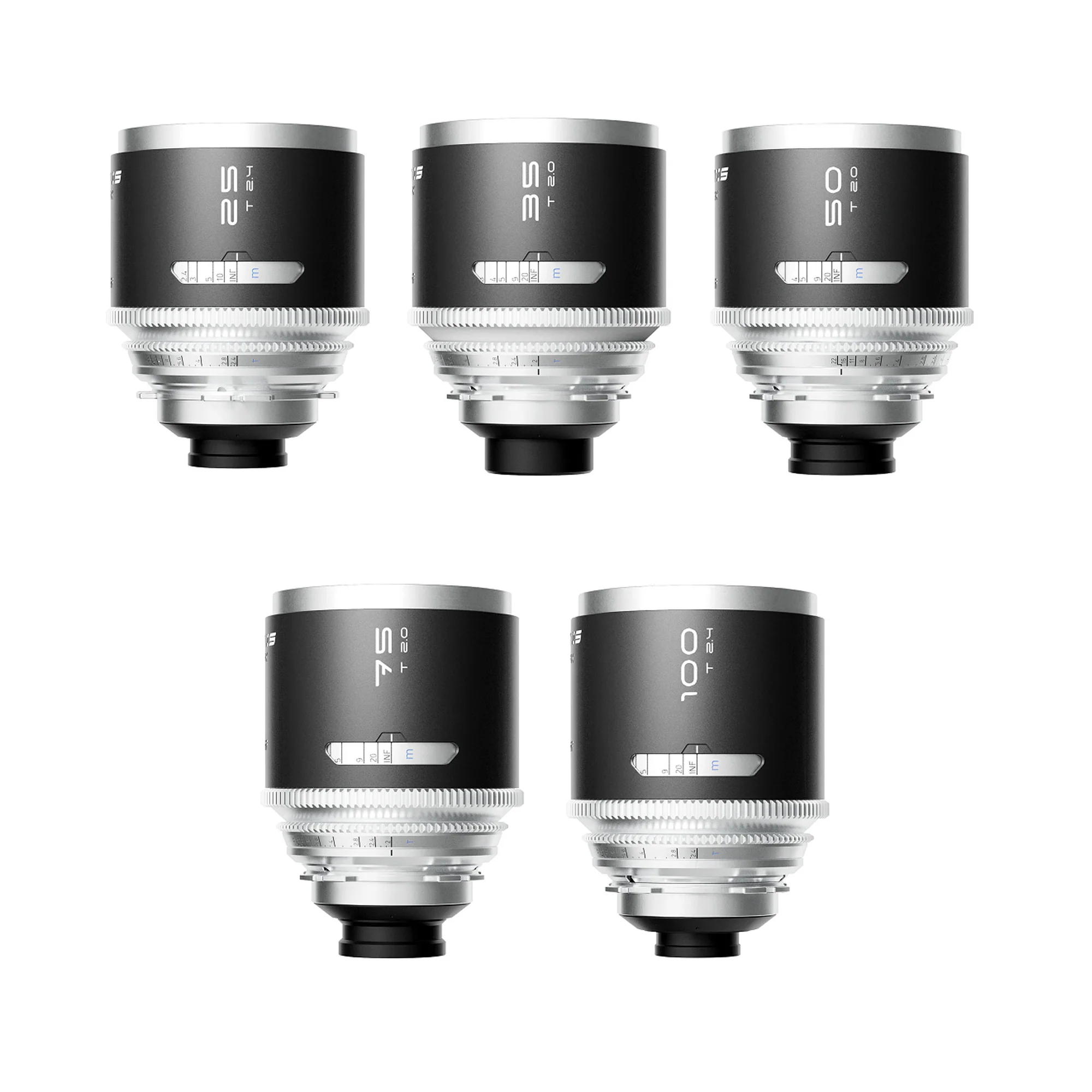 Blazar Mantis (25mm,35mm, 50mm, 75mm, 100mm )  1.33x Anamorphic 5-Lens Set