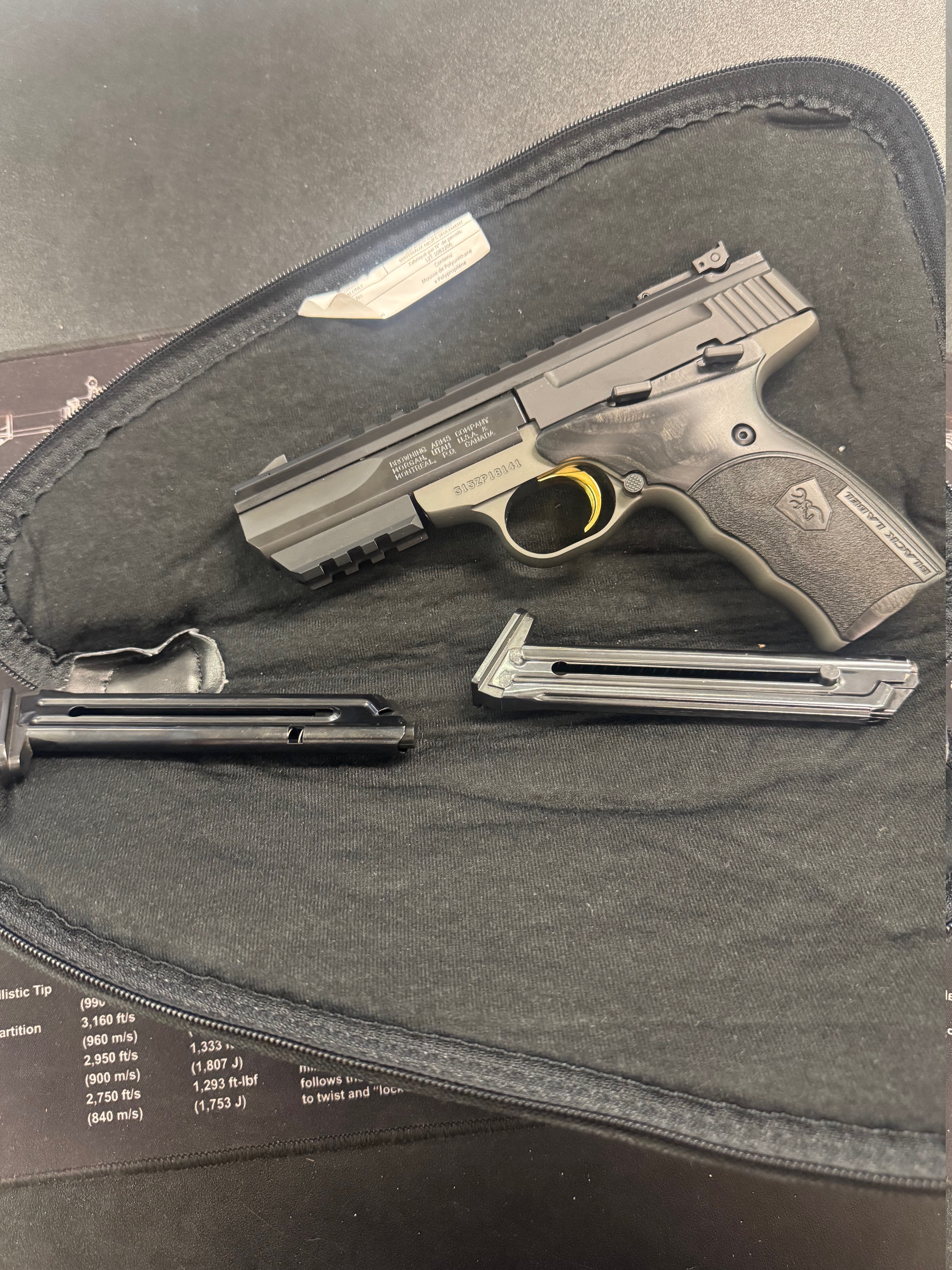 Browning Buck mark black label 4 22lr (Begagnad pris 8000kr)