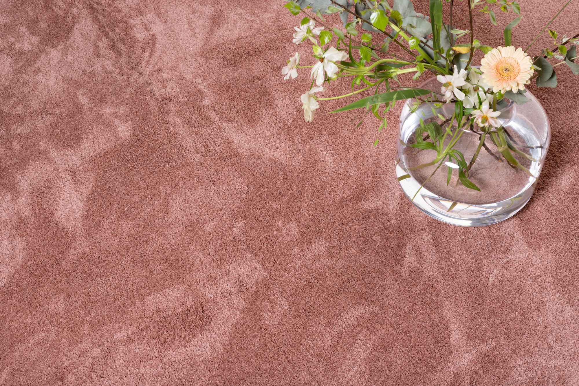 Textilplatta - Mezzo Square Rose - 2