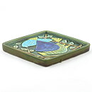 Lisa Larson (Harlekin 1960) Brilliant Birds Wall Plaque 20 cm (6)
