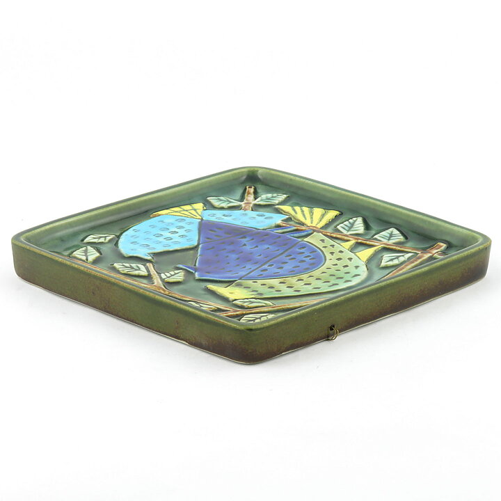 Lisa Larson (Harlekin 1960) Brilliant Birds Wall Plaque 20 cm (6)