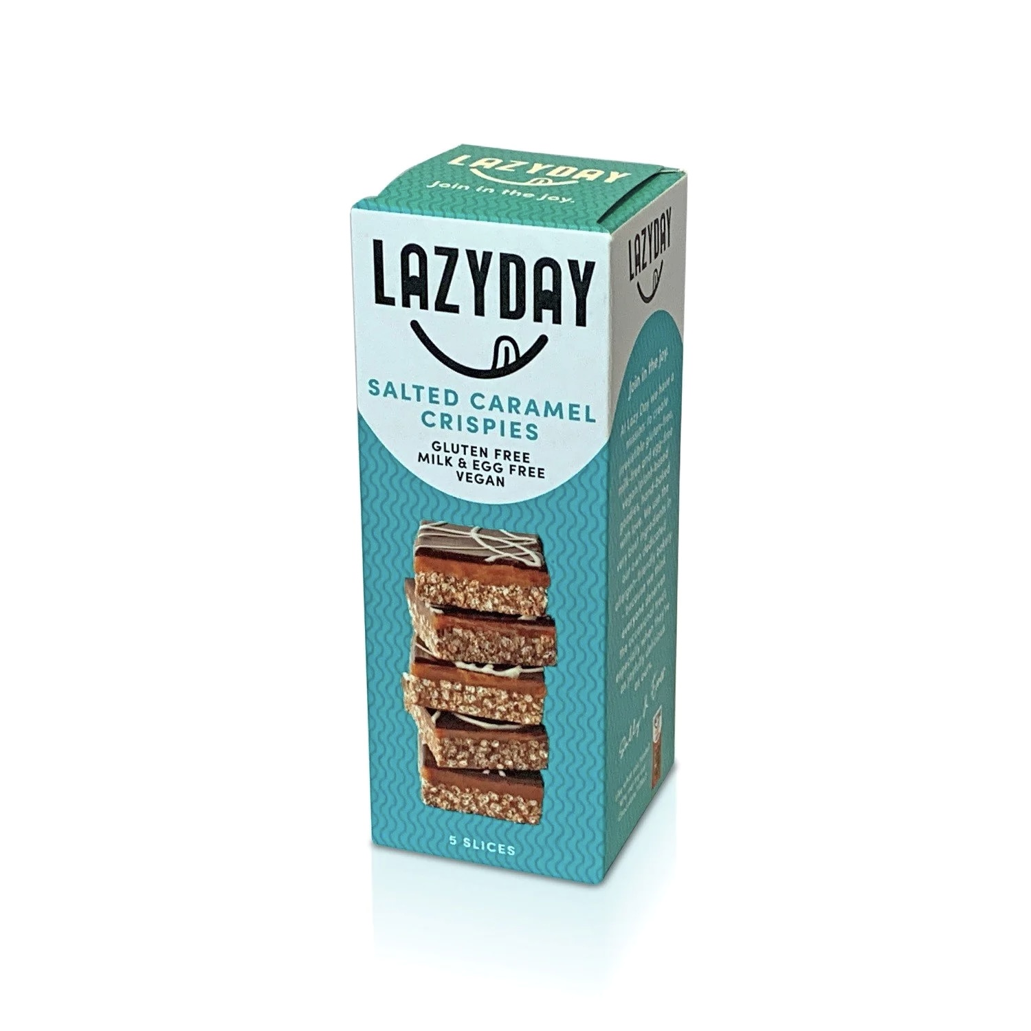 Veganska glutenfria Kakor med salt karamellkrisp 15g Lazy day
