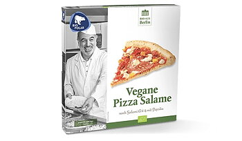 Vegansk ekologisk fryspizza med salami Biopolar