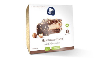 Vegansk ekologisk tårtbit hasselnöt Biopolar 110g