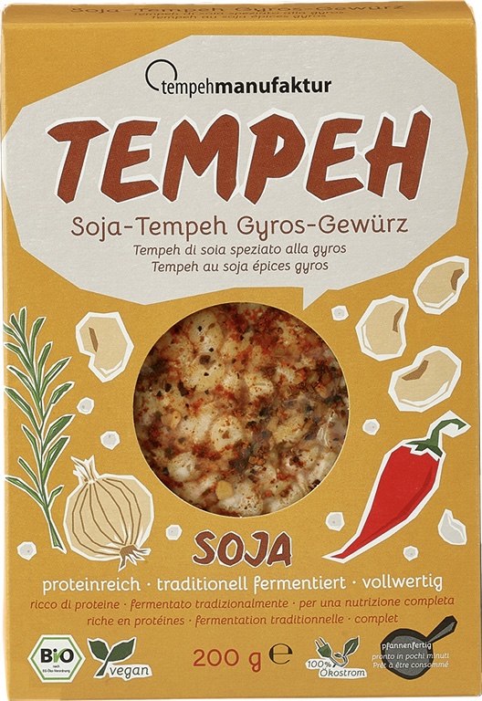 Tempeh Gyros 200g tempehmanufaktur