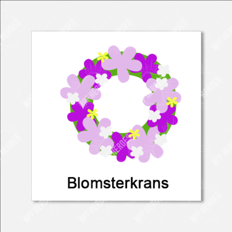 Bildstödsbilder Högtider och fest, 3x3 cm - 38