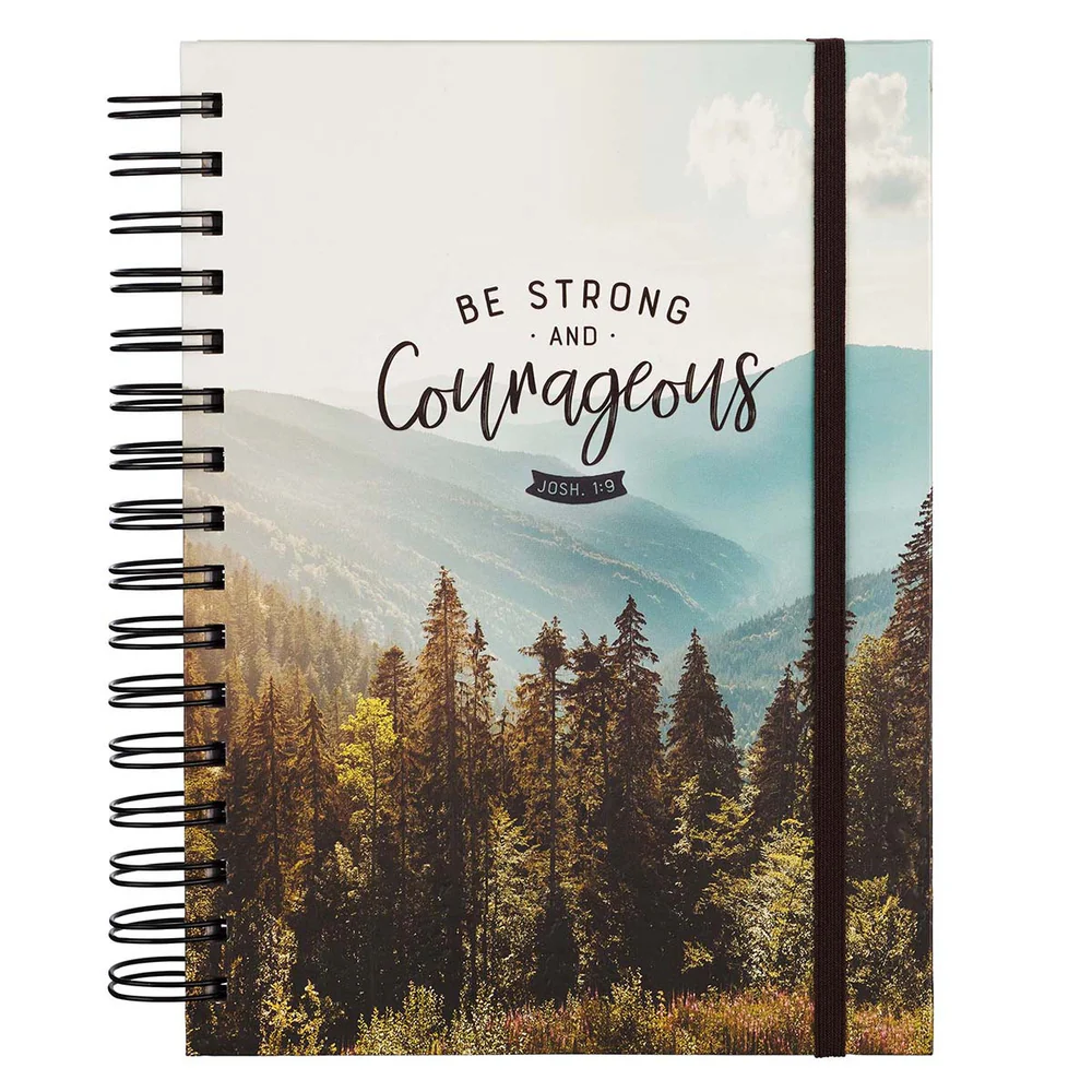 Anteckningsbok - Be strong & courageous
