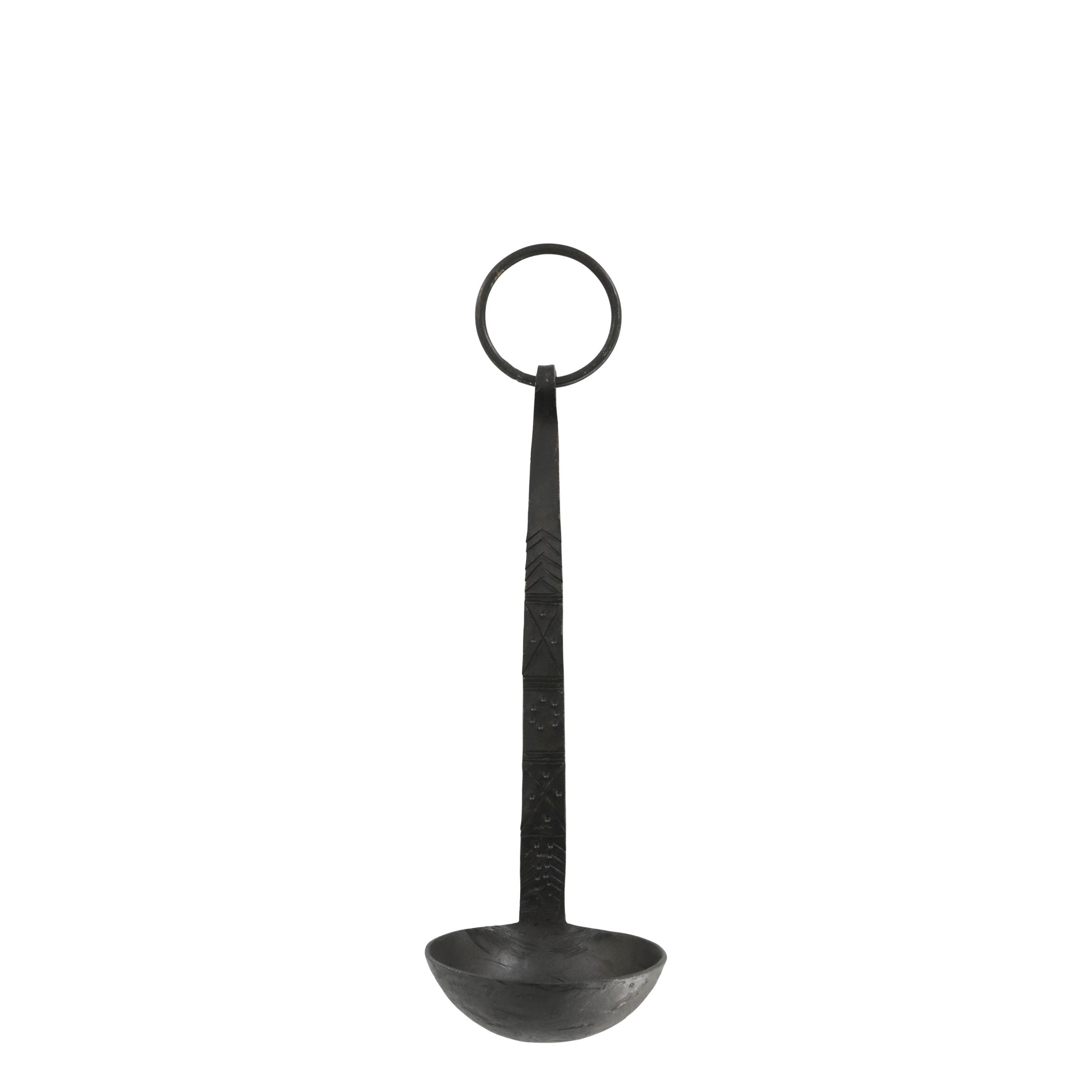 Candlestick - Iron spoon - Ladle - Scoop - Antique - Medium - 5