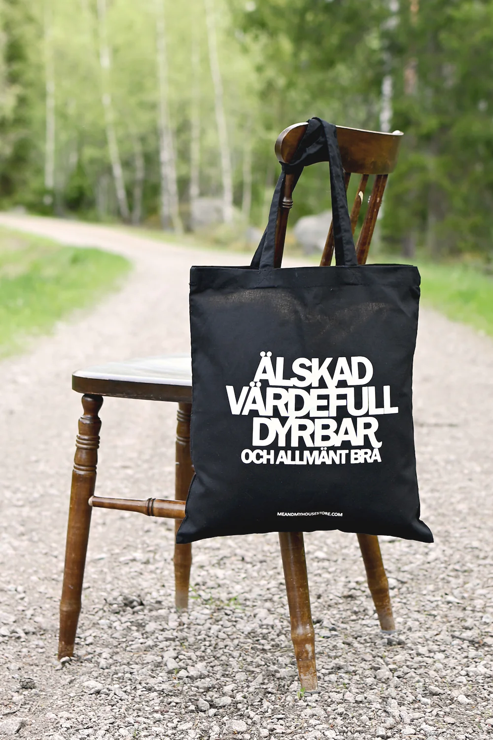 Tygkasse i mint: Älskad, värdefull, dyrbar. Och allmänt bra. - 2