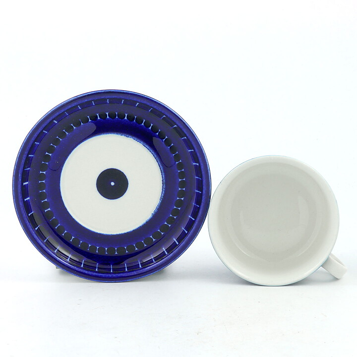 Ulla Procopé (Valencia 1960) Coffee Cup with with Blue Decor 9 cm (5)