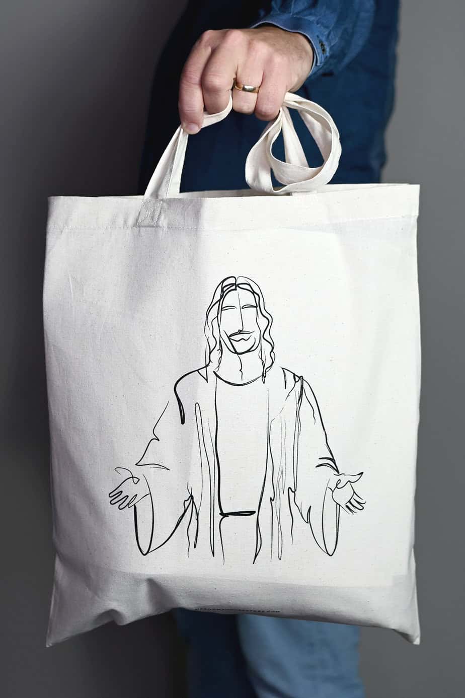 Tygkasse i natur: Jesus - 2