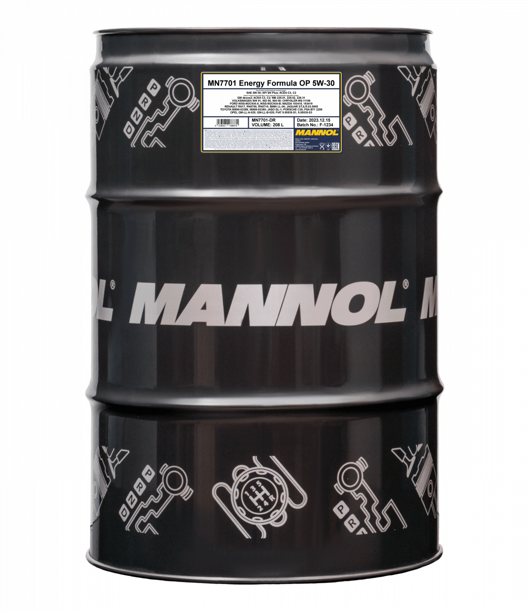 MANNOL 5W-30 ENERGY FORMULA OP 7701 208L