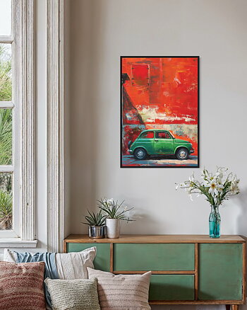 Green Fiat - Poster