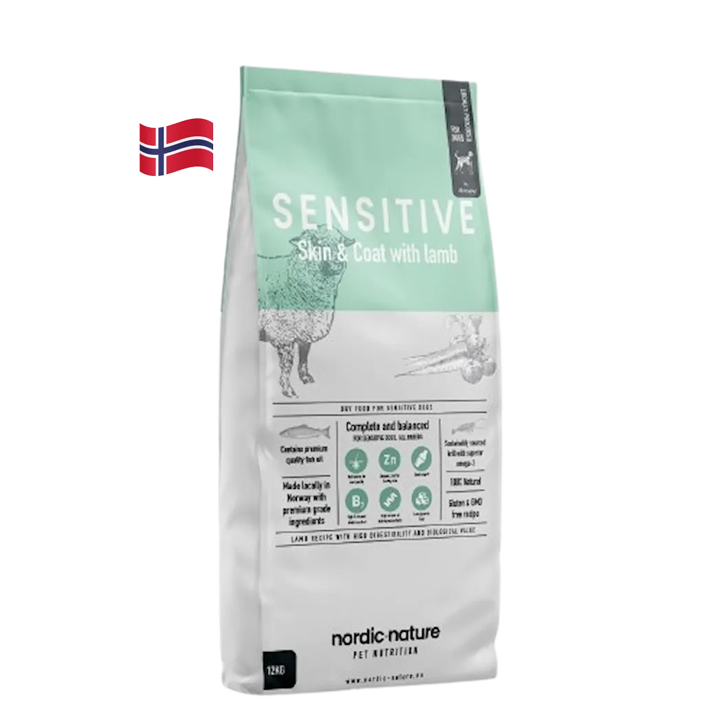 Nordic Nature Sensitive Skin &amp; Coat Lamb - Various sizes
