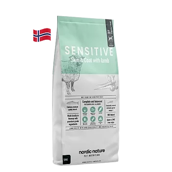 Nordic Nature Sensitive Skin &amp; Coat Lamb - Various sizes