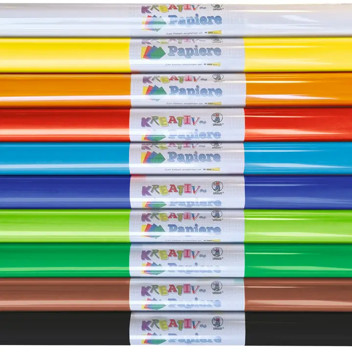 Buntpapierfabrik Ludwig Bähr - URSUS® Silkespapper Storpack - Klassiskt waldorf material för skapande