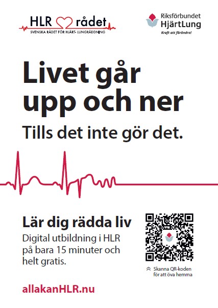Alla kan HLR flyer