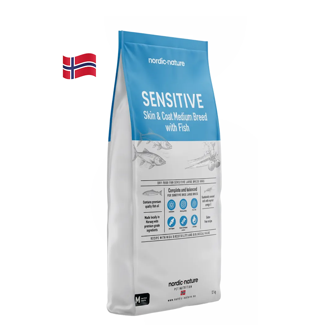 Nordic Nature Sensitive Skin & Coat Fish - Olika storlekar - 2