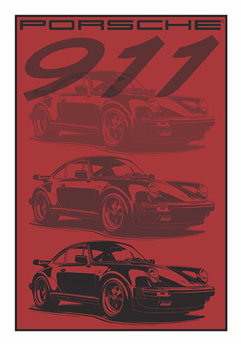 Porsche 911 - Poster
