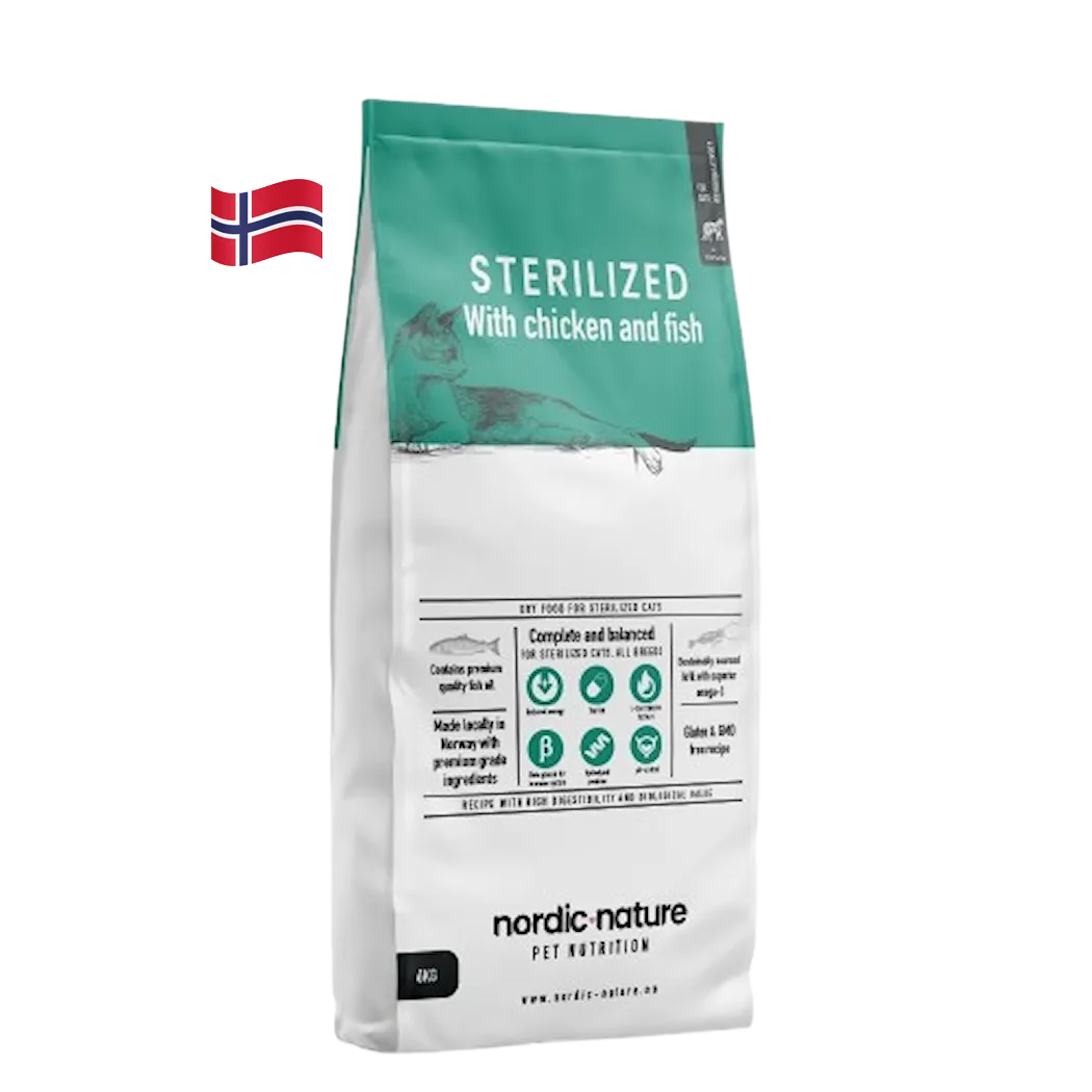Nordic Nature Katt Sterilized - Olika storlekar