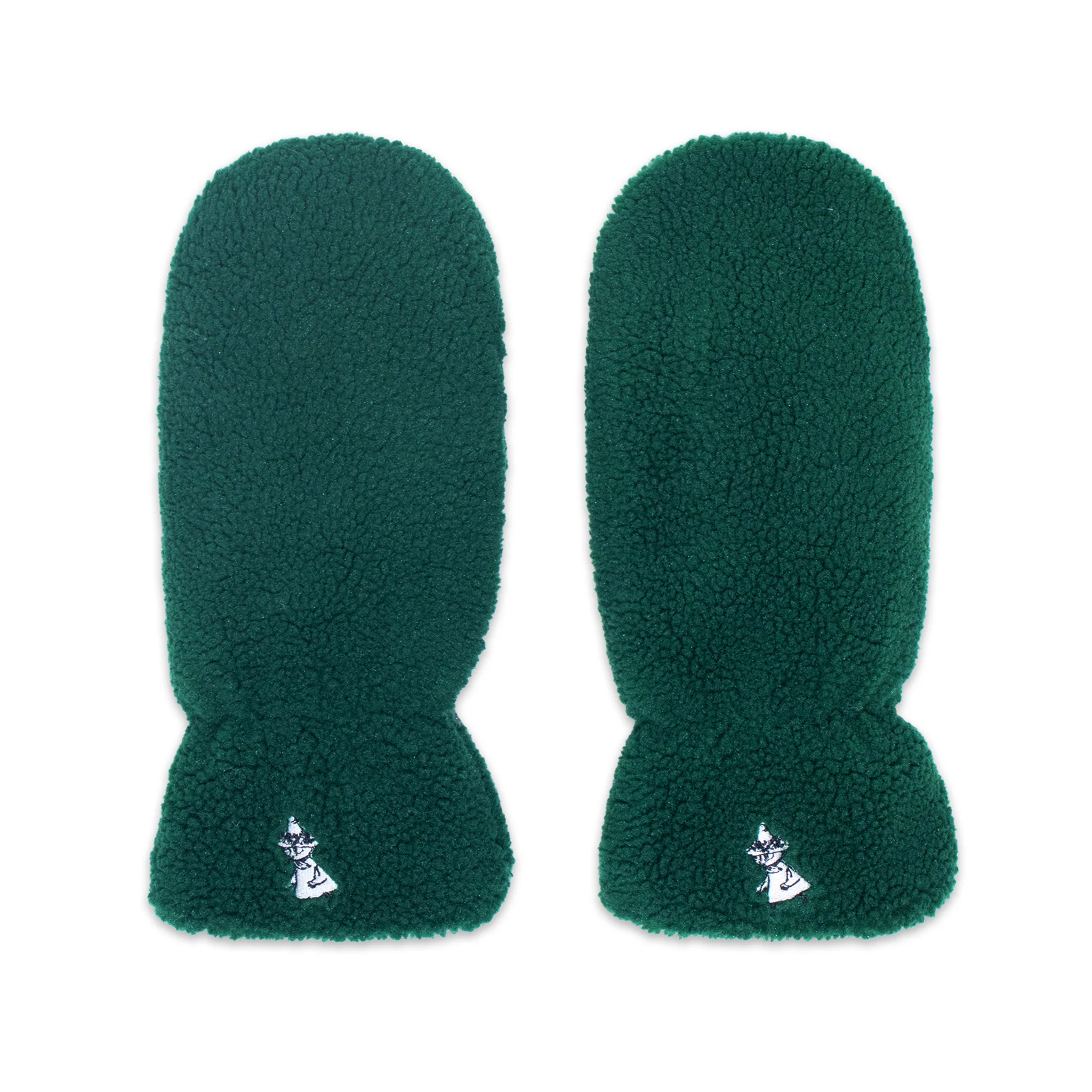Moomin Fluffy Mittens - Adult - Snufkin Green - 3