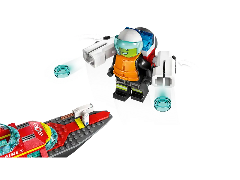 LEGO City 60373 Brandräddningsbåt - 5