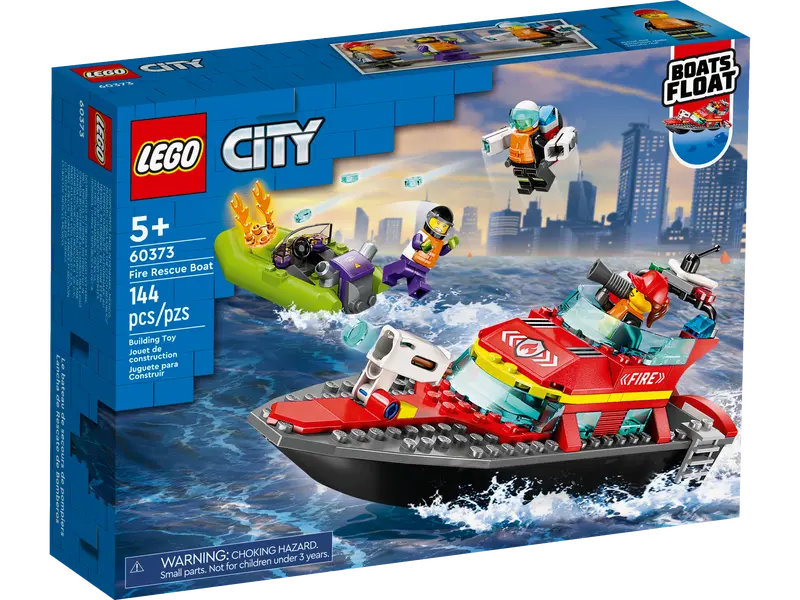 LEGO City 60373 Brandräddningsbåt