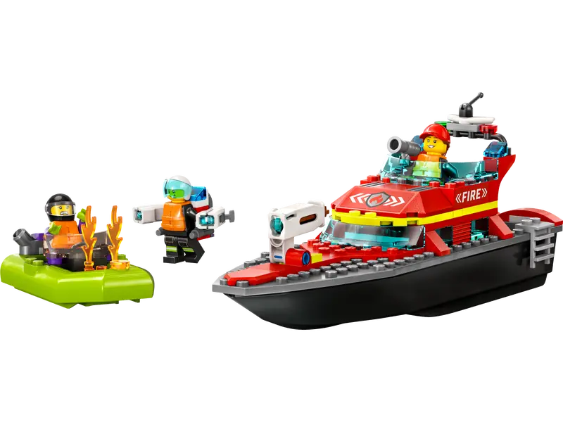 LEGO City 60373 Brandräddningsbåt - 2
