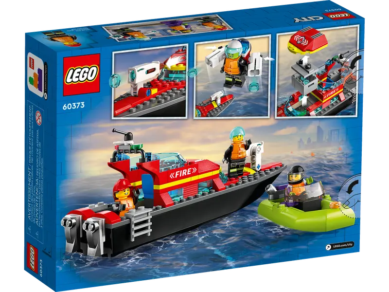 LEGO City 60373 Brandräddningsbåt - 10