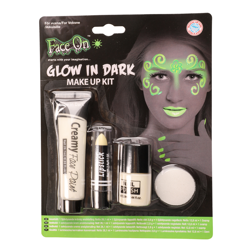 Make Up Kit Glow In The Dark