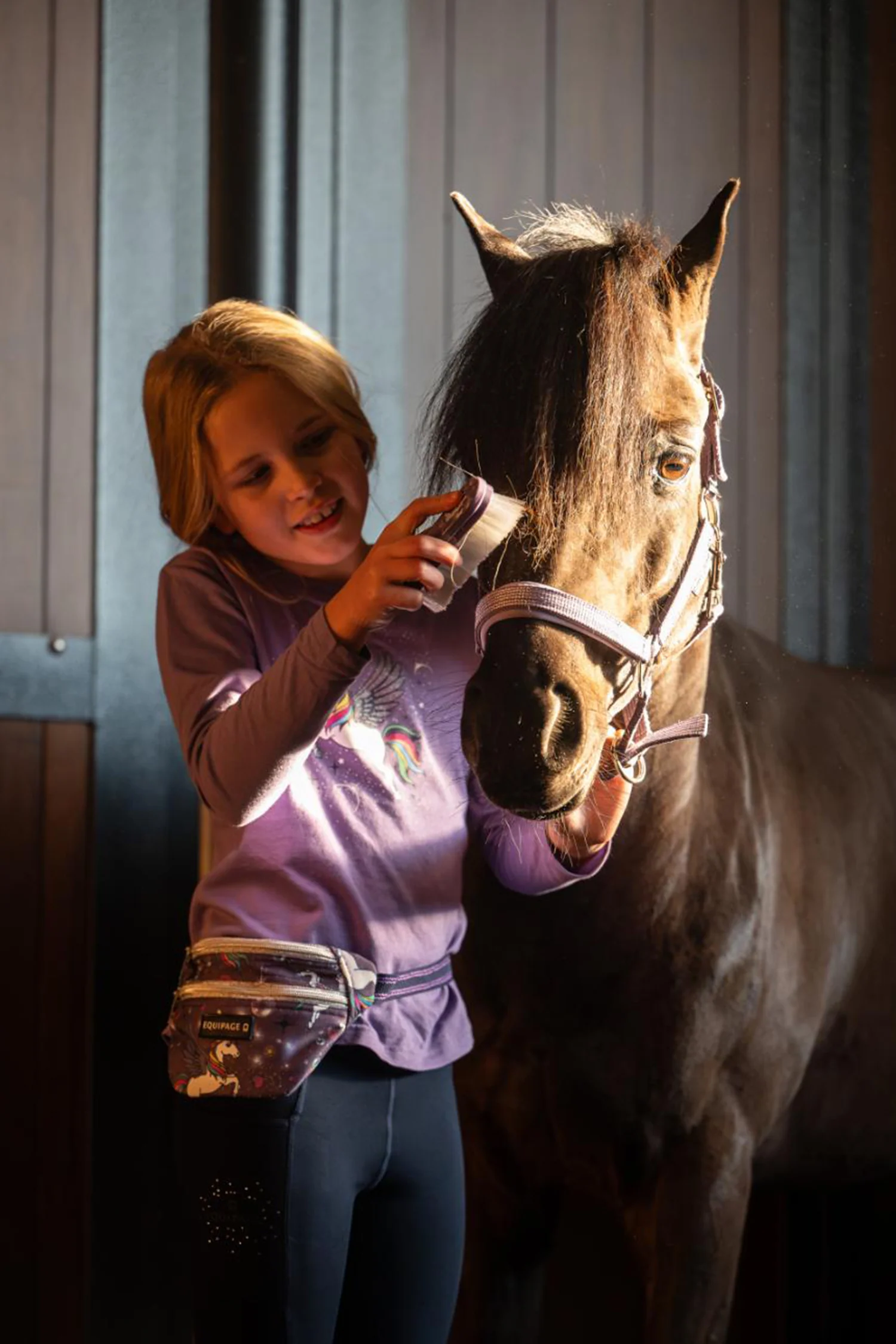 Equipage rumpetaske for barn Montana Grape - 2