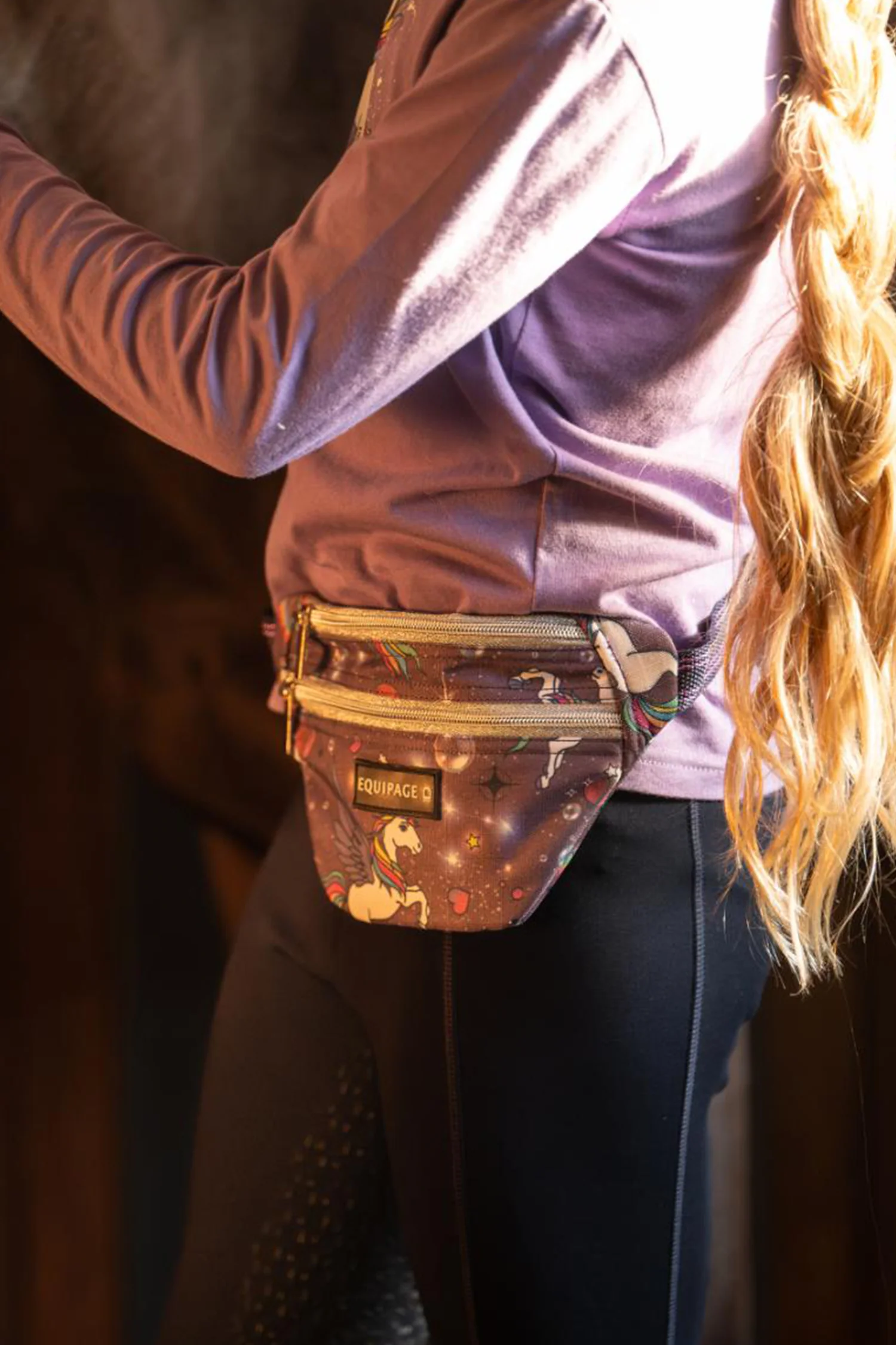 Equipage rumpetaske for barn Montana Grape - 3