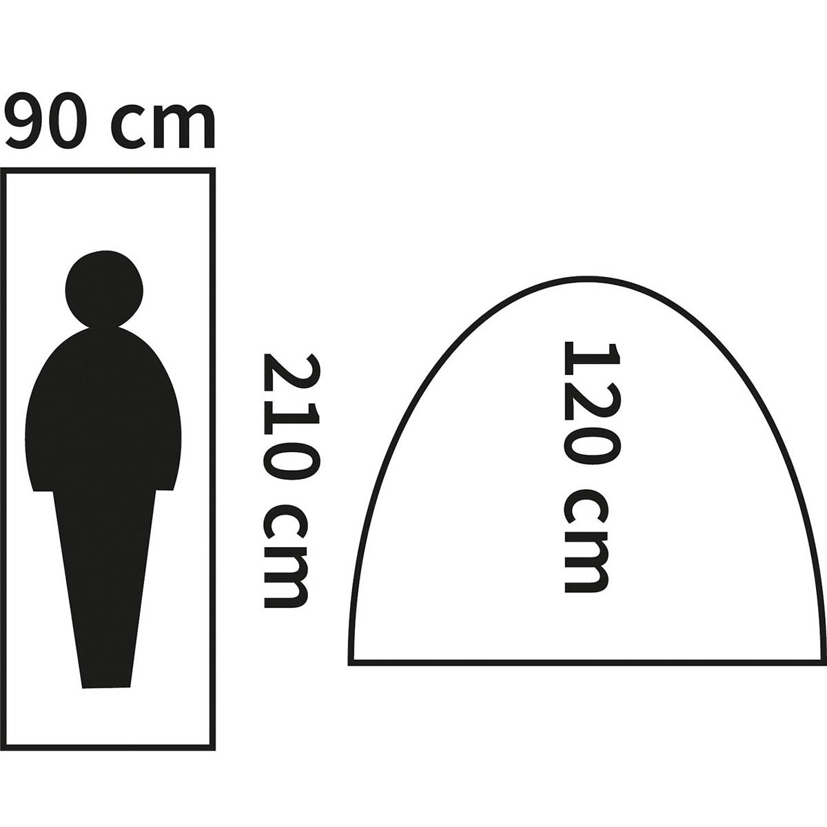 Tält 1-manna kupol, MFH - 3