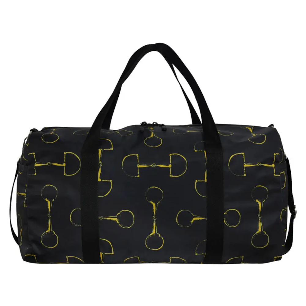 Duffel Bag AWST Intl Vintage Snaffle Bits Black - 2