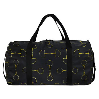 Duffel Bag AWST Intl Vintage Snaffle Bits Black