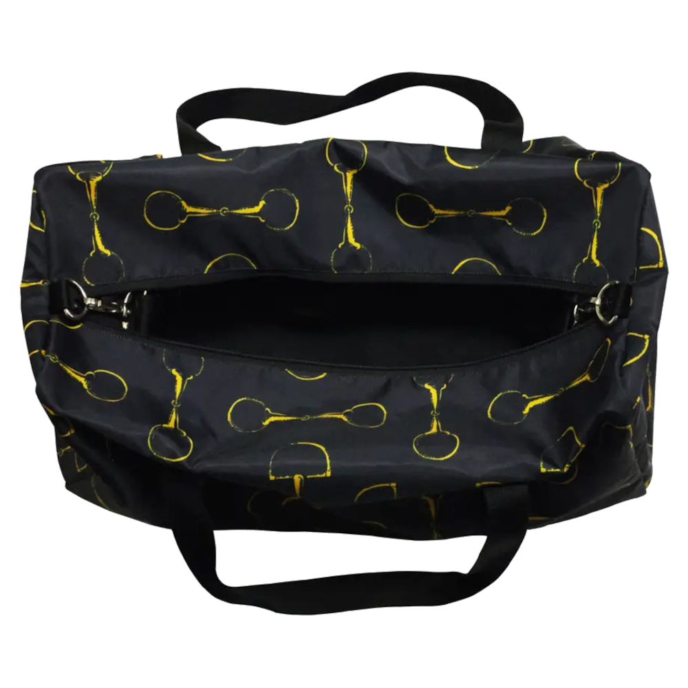 Duffel Bag AWST Intl Vintage Snaffle Bits Black - 3