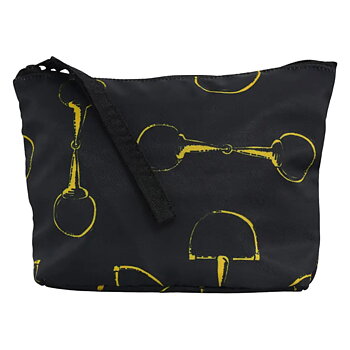 Cosmetic Bag AWST Intl Vintage Snaffle Bits Black
